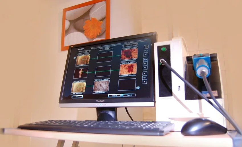Digitális anyajegyszűrés a Budai Egészségközpontban.