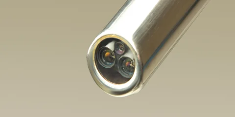 Endoscope for gastroenterology examination.