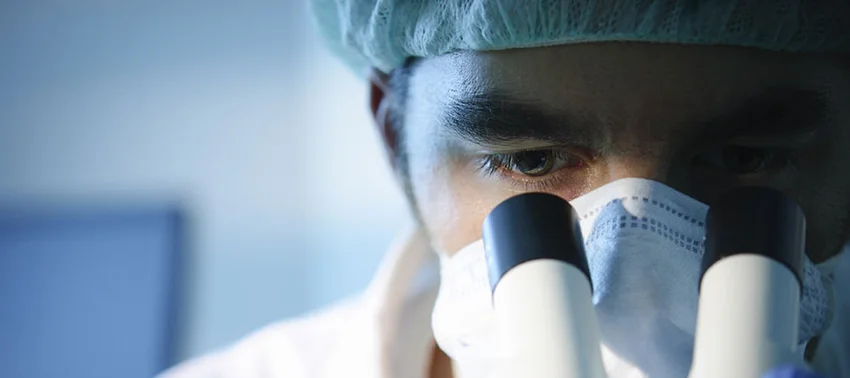 Laboratory tests at the Buda Health Center.