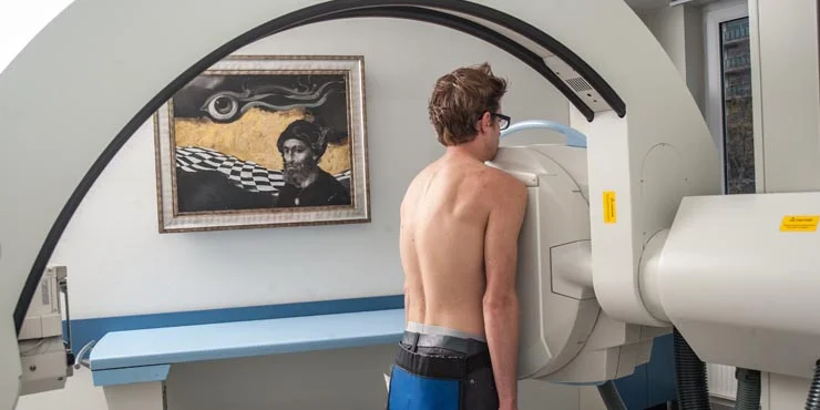 Lung screening at the Buda Health Center.