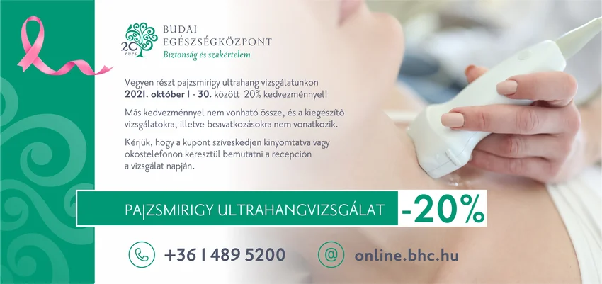 Női hónap - pajzsmirigy ultrahang kupon