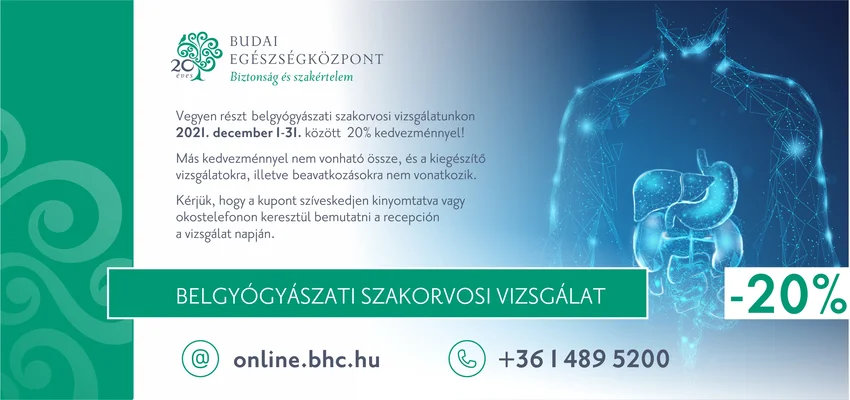 December belgyógyászat kupon