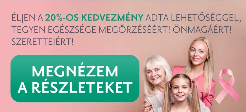 Női egészséghónap a Budai Egészségközpontban - 20% kedvezmény számos vizsgálat árából