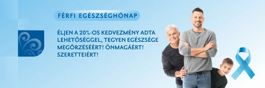 A november a férfi egészség hónapja - 20% kedvezmény számos vizsgálatra a Budai Egészségközpont