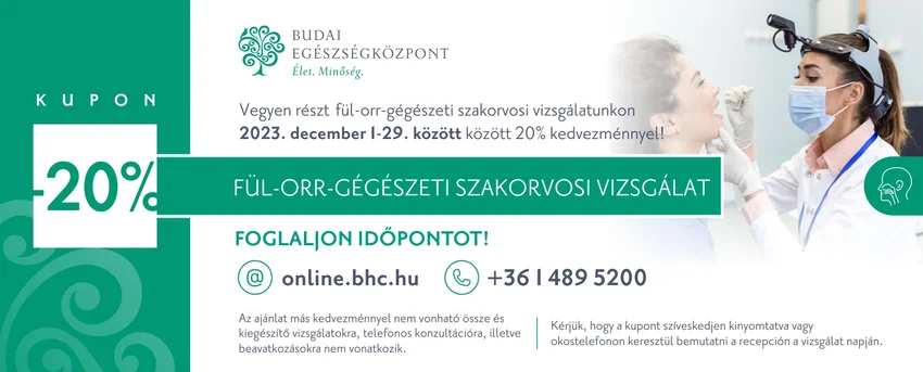Télköszöntő kedvezmények - Budai Egészségközpont