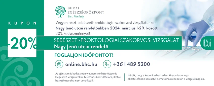 Márciusi kedvezmények - Budai Egészségközpont