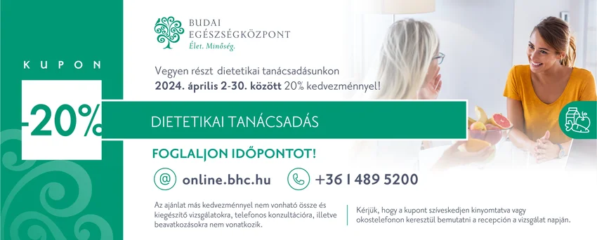 Áprilisi kedvezmények - Budai Egészségközpont