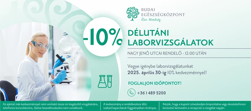 Védje egészségét áprilisi kedvezményeink segítségével!