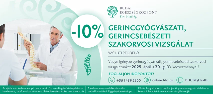 Védje egészségét áprilisi kedvezményeink segítségével!