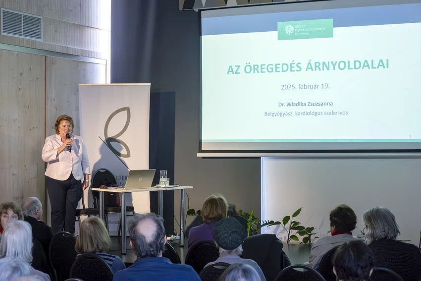 Dr. Wladika Zsuzsanna kardiológus előadása