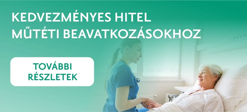 Kedvezményes hitel műtéti beavatkozásokhoz