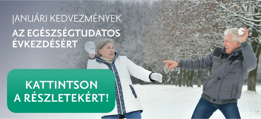 Januári kedvezmények az egészségtudatos évkezdésért