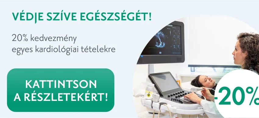 Kedvezményes kardiológiai szakorvosi vizsgálat