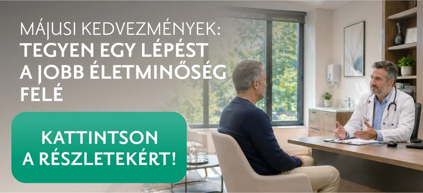 Májusi kedvezmények: tegyen egy lépést a jobb életminőség felé