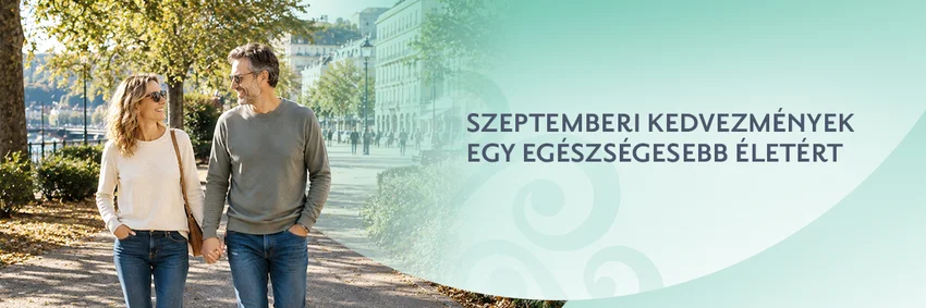 Szeptemberi kedvezmények egy egészségesebb életért
