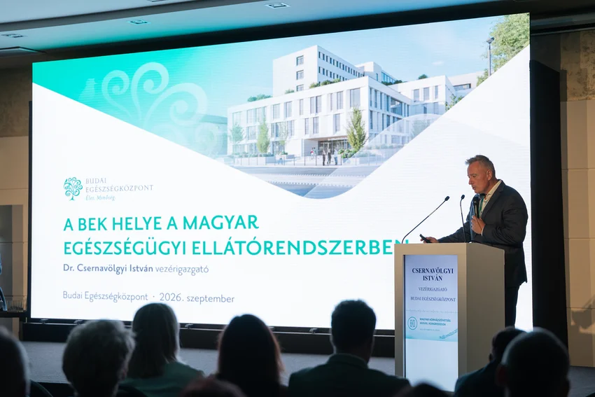 Dr. Csernavölgyi István a Magyar Kórházszövetség XXXVIII. siófoki kongresszusán 2026. szeptember 16-án