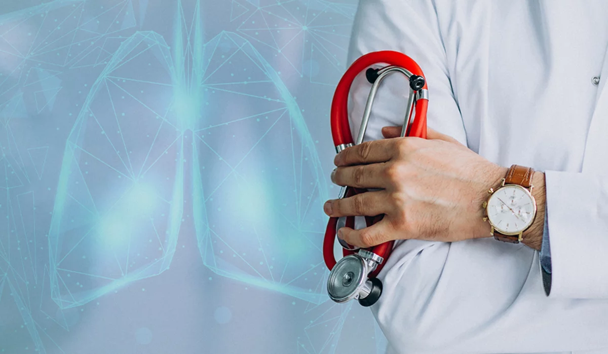 Lungs and doctor
